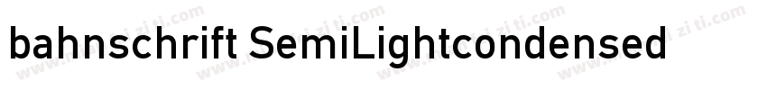 bahnschrift SemiLightcondensed字体转换